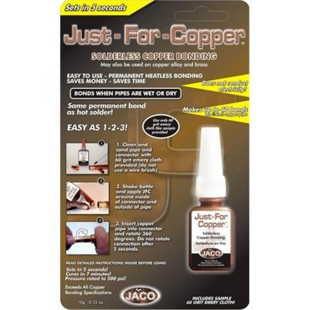 JACKSON INDUSTRIES Jackson Industries 0.35 Oz Just For Copper Solderless Copper Bonding  JFC010 JFC010